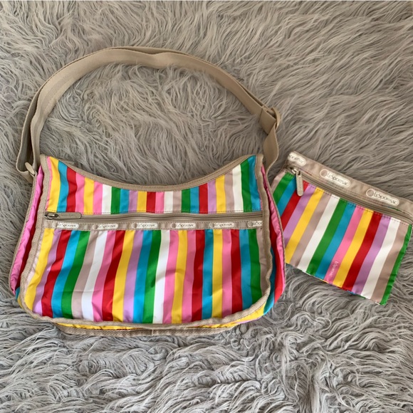 Lesportsac Bags Lesportsac Classic Rainbow Hobo Handbag Poshmark